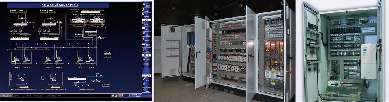 Proyectos e instalaciones electricas para frio comercial, hipermercados, supermercados...